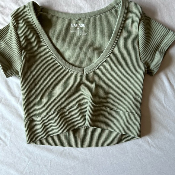 Garage seamless plunge tee - Picture 2 of 3